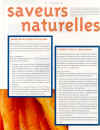 Axelle, f�vrier 1999, "Saveurs naturelles, recettes des ...